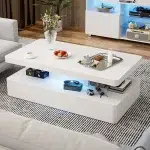 Aesthetic Irregular Coffee Table Italian Design Gloss Games Portable Vintage Coffee Table Living Room Bijzettafel Room 1