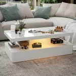 Aesthetic Irregular Coffee Table Italian Design Gloss Games Portable Vintage Coffee Table Living Room Bijzettafel Room 2