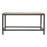 Metal Base Rectangular Coffee Table 1