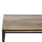 Metal Base Rectangular Coffee Table 4