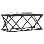 Black Rectangular Wooden Coffee Table 3