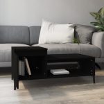 Black Step Design Wooden Coffee Table 1