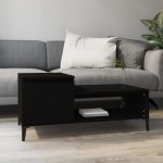 Black Step Design Wooden Coffee Table