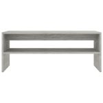 Concrete Effect Rectangular Coffee Table with undershelf 1