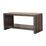 Rectangular Chestnut Coffee Table with undershelf 2