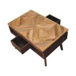 Rectangular Coffee Table with centred Drawer 6