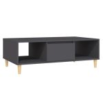 Rectangular Wooden Storage Coffee Table with Drawer 3